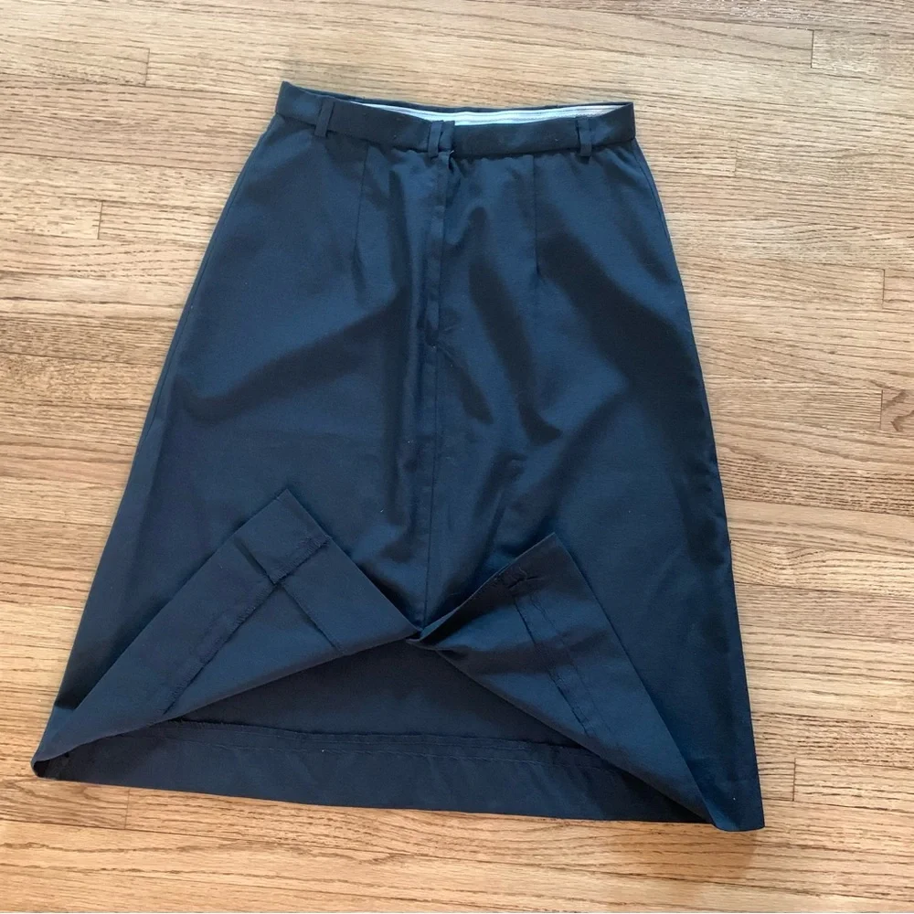 1980s Vintage US Navy Service Dress Blue Skirt - Picture 10 of 13